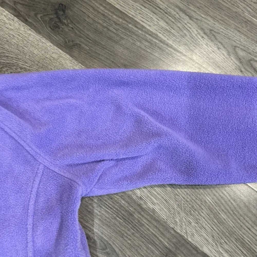 Size 14/16 Girls Purple Columbia Fleece 100%polyester Zip Up Jacket